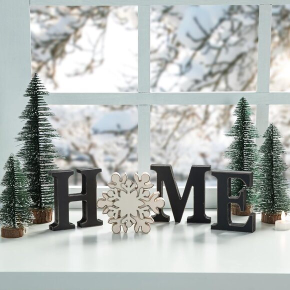 Interchangeable Home Table Signs with 13 Pcs Seasonal Icons, Wooden  Home Sign - Picture 6 of 9